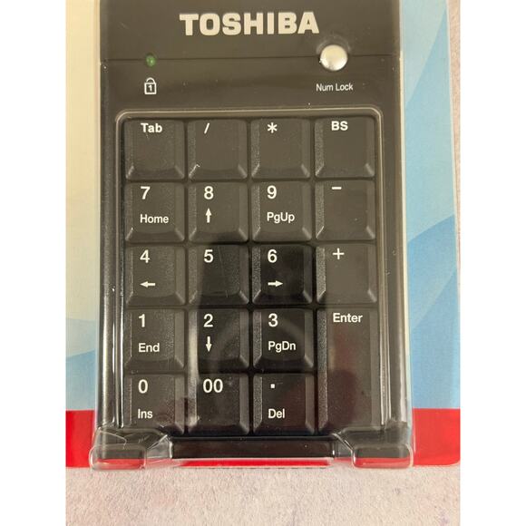 New Toshiba PA3828U-1ETB portable numeric keypad USB NEW - Picture 5 of 6